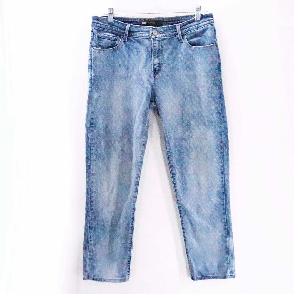 Levi's Womens Mid Rise Skinny Patterned Denim Jean
